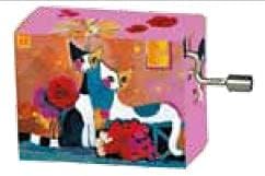 Fridolin Hand Crank Musik Box Happy Birthday (Rosina Wachtmeister Cats 1)