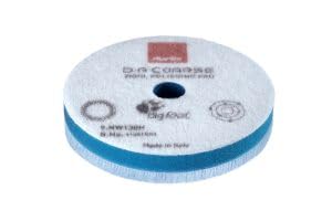 9.NW130H Blue Wool Polishing Pad, Precision Pro Coarse - 130mm Single Pad