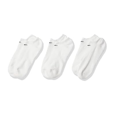 Nike Unisex Adult Everyday Cushioned Training No-Show Socks (3-Pack) | Mens and Womens