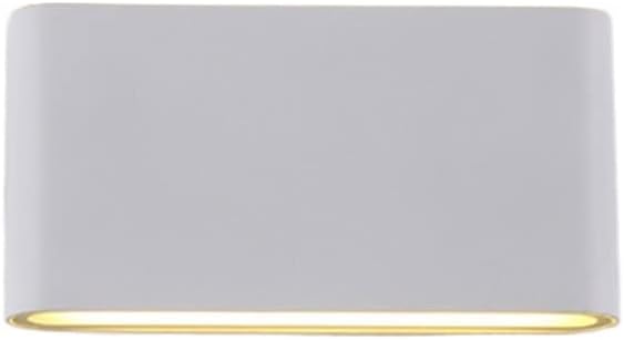 Ultra Thin Bedside Wall Light, Modern 12W LED Wall Sconces, IP65 Waterproof Bathroom Wall Lamp, Outdoor Porch Lighting Wall Lights, Rectangular Metal Wall Lamps 3000K
