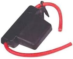 Inline Maxi Fuse Holder with Cap, 6 Ga. Wire Leads (1 per Pack)