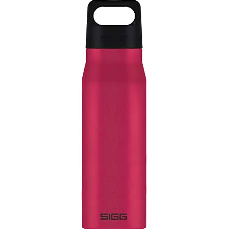 Sigg - Reusable Water Bottle - Explorer Magenta - Leakproof, BPA Free - 188 Stainless Steel - 34 Oz