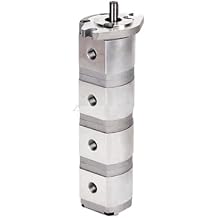 Hydraulic Gear Pump HGP Four-Stage HGP-1111A-F6-6-6R/2-2-2-2R/8-8-8-8R High Pressure Quadruple(HGP-1111A-F4-4-4-4R)