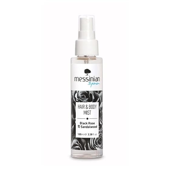 Messinian Spa Black Rose & Sandalwood Hair & Body Mist 100ml
