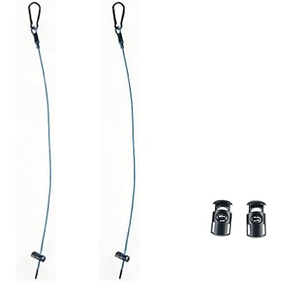 Pickleball Ball Stringer Cable with Chord, Fits 5 Official Balls, 2-Pack