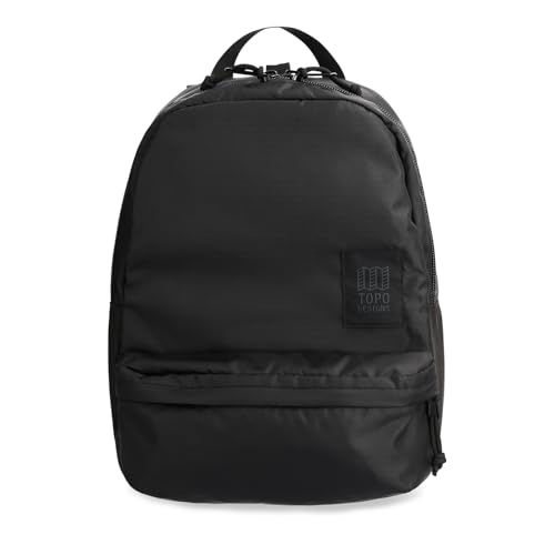 Topo Designs Dash Pack, Lightweight Laptop Backpack, 100% Recycled Materials, Fair Wear  WRAP Certified, 17L Black