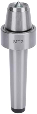 Wood Lathe Accessories, Wen Lathe Machine, MT2 Live Tailstock Center Cup and Point Tip Stainless Steel Lathe Live Center Cup for Woodworking Metalworking