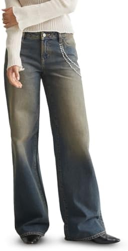 PacSun Womens Casey Low Rise Baggy Jeans Medium Indigo