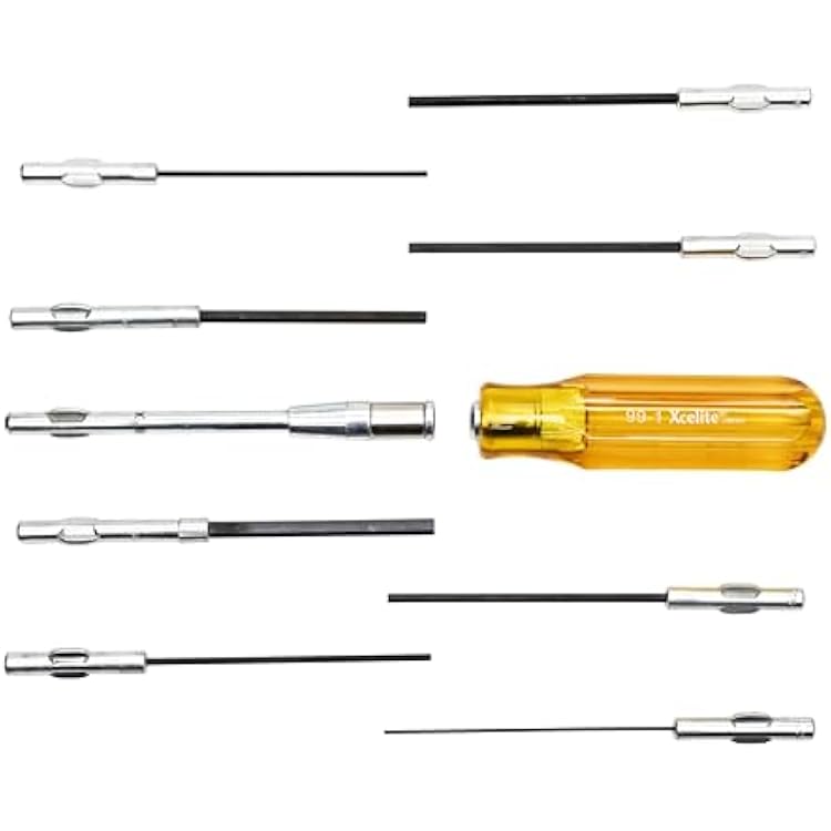 Weller Xcelite 11 Pieces Allen Hex Socket Type Screwdriver Set - Inch Sizes | 99PS40N