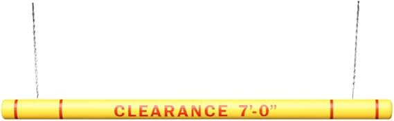 Innoplast ClearanceGard 4 x 104 Clearance Bar Kit- Clearance X XX Lettering (Yellow Red Tape)