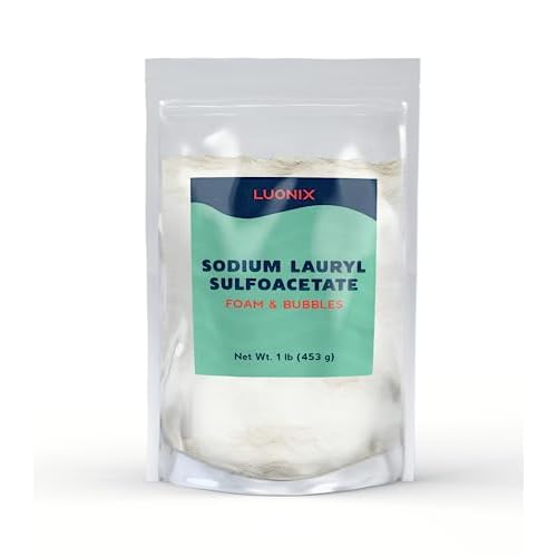 Sodium Lauryl Sulfoacetate SLSA 1 lb, Foam & Bubbles, Gentle on Skin