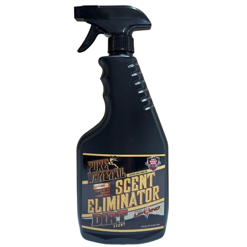 Pure Whitetail Scent Eliminator Spray - Dirt - Scent Eliminator for Hunting - Scent Blocker Spray - Covers Human Odors with a Distinct Dirt Aroma, 22 oz Bottle