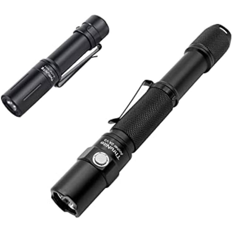ThruNite （2PCS） EDC Flashlight Bundle丨Archer Mini Black Cool White ＆ Archer 2A V3 AA Flashlight Neutral White Small Flashlight