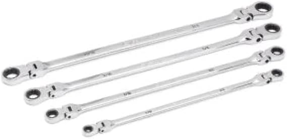 GEARWRENCH 4 Pc 90T SAE GearBox Double Flex Ratcheting Wrench Set | 86831