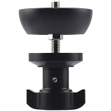 Haoge 75mm Half Ball Bowl Adapte, Metal Half Ball Flat to Bowl Adapter Convert Video Bowl Tripod and Fluid Head with 3/8" Screws for as Manfrotto 501/502/504 Flat Mount Type Fluid Head