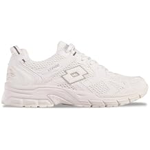 LOTTO Men's Low-Top Sneakers, White, 10