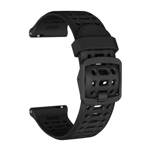 ISABAKE Band Compatible with Coros Pace 2  Coros Apex 42mm  Apex 2 Watch Band, 20mm Quick Release Soft Silicone Replacement Strap for Coros Pace 2 Smart Watch Women Men