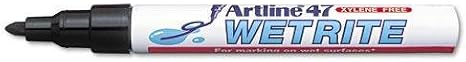 Artline 47201 - Wetrite Marker, Bullet Tip, 1.5mm, Black