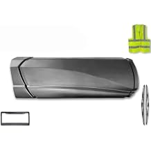 KOZAK Fairing Skirt Panel 80" (203 cm) with Tube, Right Passenger Side Compatible with Kenworth T680 2013-2021, Includes Logo, License Plate Frame, 2x 22" Windshield Wipers, and Vest