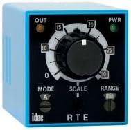 IDEC Corporation RTE-P1AD24 Relay; SSR; Timing; Multi-Function; DPDT; Cur-Rtg 10A; Ctrl-V 24V; Vol-Rtg 240/30AC/DC