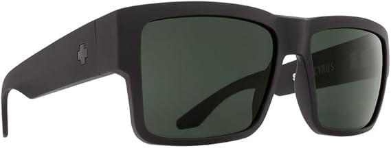 Spy Optic Cyrus Sunglasses - Soft Matte Black Happy