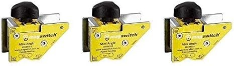 Magswitch MINI ANGLE Mini Angle, Yellow/Silver/Black (3-(Pack))