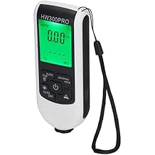 Paint Thickness Gauge Digital Meter for Automotive Paint Thickness Measurement , Coating Thickness Gauge , Auto Digital Calibration Data Hold Mini Size(White) , Coating Thickness Gauge , Paint Thickn