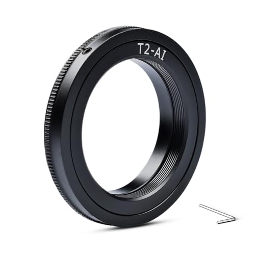 Lightdow TT2 Mount Lens Adapter Ring for Nikon D5500 D3300 D3200 D5300 D3400 D7200 D750 D3500 D7500 D500 D600 D610 D700 D800 D810 D850 D3100 D5100 D5200 D5600 D7000 D7100