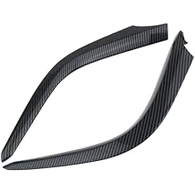 Osompar Lower Center Dashboard Trim Strip Compatible with Toyota Corolla 2007-2013 Carbon Fiber Shifter Bezel Trim Molding Left Right