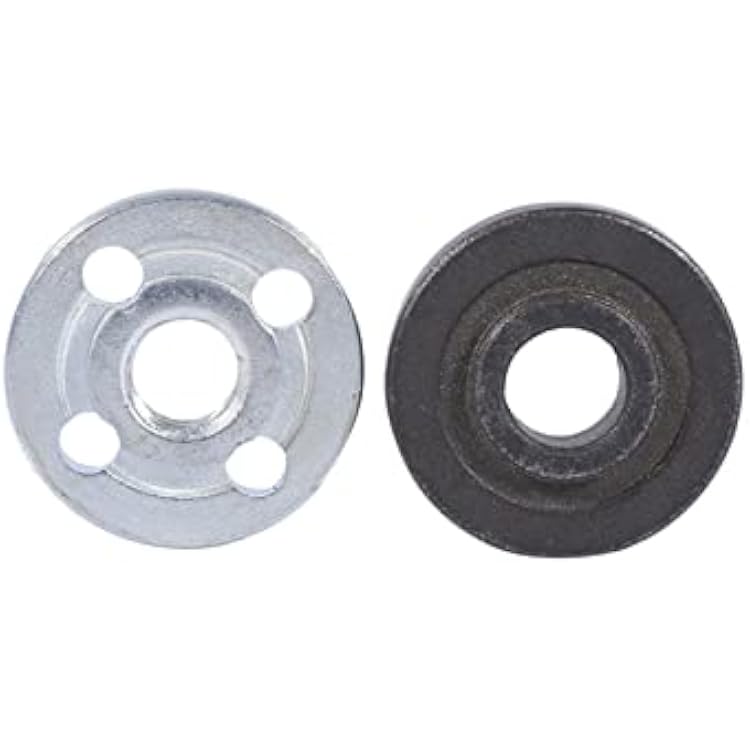 2pcs Angle Grinder Flange Nuts, Metal Lock Nut, Grinder Shaft Nut, Angle Grinder Flange Inner Outer Flange, Replacement Angle Grinder Fitting Part for 9523
