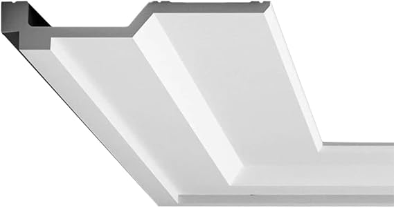 Orac Decor FC354| Flexible Polyurethane Crown Moulding | Primed White | Face 8-1/2in x 78in Long