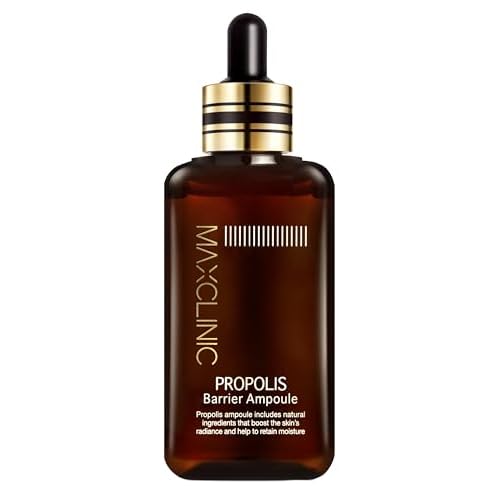 MAXCLINIC Propolis Barrier Ampoule | Deeply Nourishing Honey Ampoule Korean Skin Care & Face Serum for Women & Men | Skin-Fortifying Facial Serum Ampoule | Ceramide Calming Serum 3.38 fl oz
