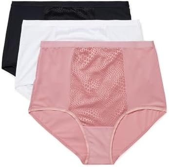 Warners Womens Blissful Benefits By Warners Tummy Smoothing Brief Panties Multipack