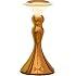 Elegant Touch Fish Tail Lamp Warm Rechargeable Table Light for Bedroom Living Room Camping Romantic Decor Gold(Gold)