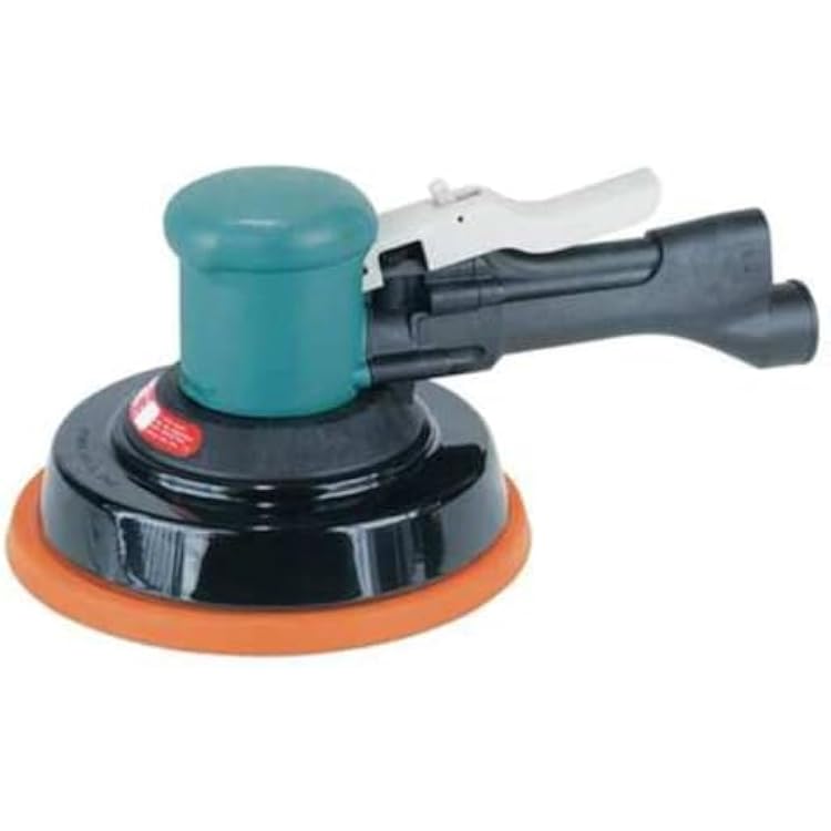 Dynabrade Air Random Orbital Sander,0.45HP,8 In., teal 58410