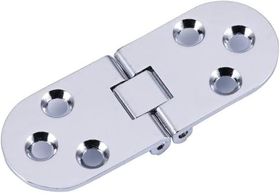 Hinges 1Pcs Invisible Hidden Mount Stainless Steel Wardrobe Cabinet Blind Hinge Door Hinge Iron Hinges Hinges Furniture Hinge (Color : Silver)