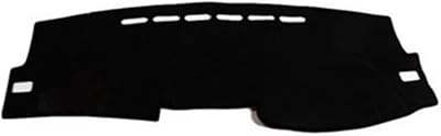 HRFZNURHO Fit for Toyota Fielder 2007-2011,Dashboard Cover Dash Mat,Dash Cover Mat Anti-Glare Carpet,Non-Slip Pad Sunshield ProtectorBlack