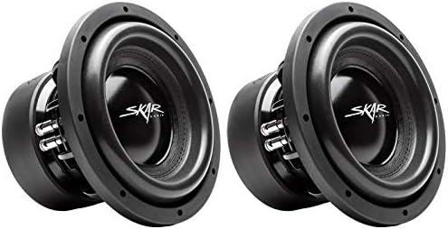 2 Skar Audio EVL-10 D4 10 2000 Watt Max Power Dual 4Ohm Car Subwoofers, Pair of 2