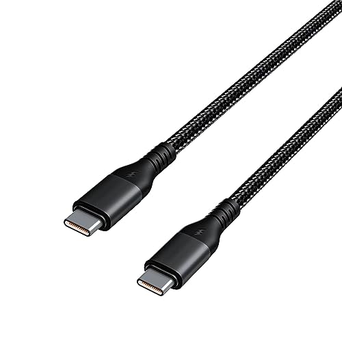 Life-Tech 60W USB-C to USB-C Nylon Braided Fast ChargingData Cable Cord Charger 3 ft for Rakuten Kobo Libra Colour, Clara Colour eReader