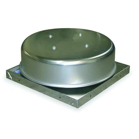 Gravity Roof Vent,34 in Sq Base
