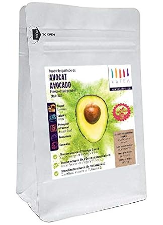 Freeze-dried AVOCADO POWDER size (100g / 3.53 oz) stand-up pouch bag | freeze-dried/non-GMO/gluten free/kosher suitable/no sugar flavor color added, no preservatives, no additives
