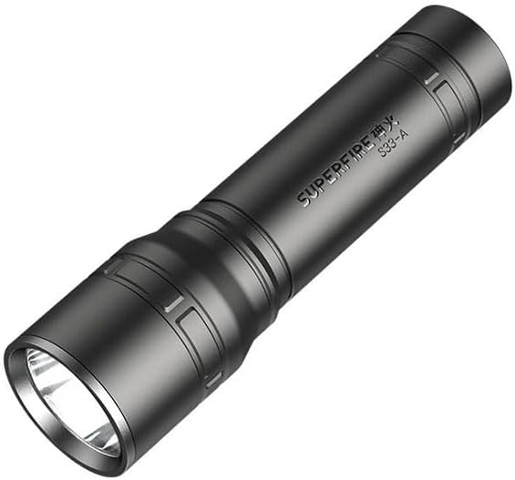 SuperFire Mini Flashlights Handheld, Small Flashlights Powerful, Super Bright Tactical Flashlight LED, Rechargeable Flash Light with 4 Lighting Modes,High Lumens for Home, Emergency, Camping(S3-A)