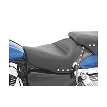 Mustang Studded Solo Seat for Harley Davidson 2004-14 Sportster models with 3.3 gallon tank