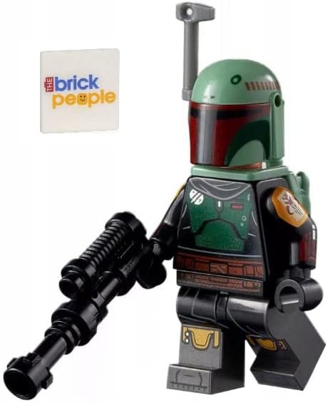 LEGO Star Wars The Book of Boba Fett Minifigure: Boba Fett with Beskar Armor, Blaster and Jet Pack