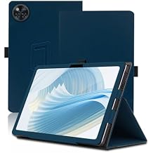 Case for DOOGEE U11 11 inch, DOOGEE U11 Tablet Case, Folding Stand Protective Cover with Pencil Holder and Wrist Strap, Full Protection. (Blue)