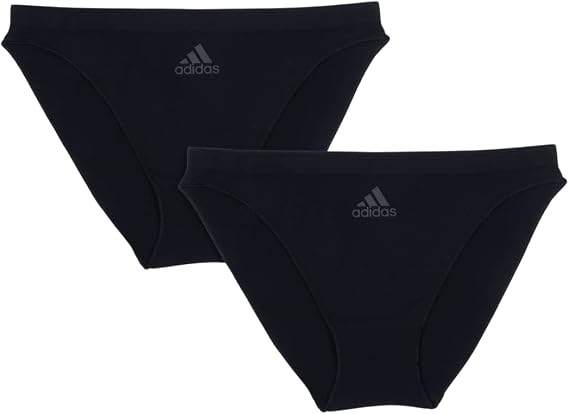 adidas womens Seamless Micro Stretch Underwear Bikini Panty