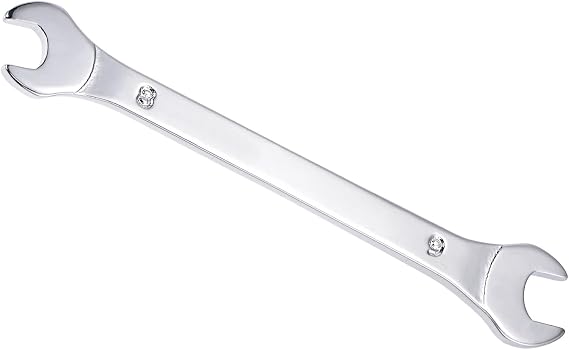 Thin Open End Wrench, Metric 8mm x 9mm, Double Ended Slim Wrench - (Applications: for Thin Nuts, Narrow Spaces), 1-Pieces