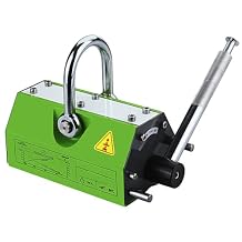 Lifting Magnet with Release, Heavy Duty Permanent Lift Magnet for Plate Steel and Round Bar, 3.0 Safety Factor, Updated Version