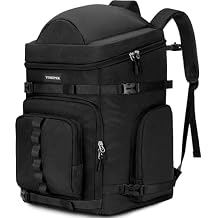YOREPEK 65L Ski Boot Bag Backpack with 8 Pockets, Waterproof Ski Snowboard Boot Bags for Air Travel, Ski Gear Bag Backpacks for Boots, Helmet, Goggle, Gloves, Pants, Jacket, Accessories for Adults