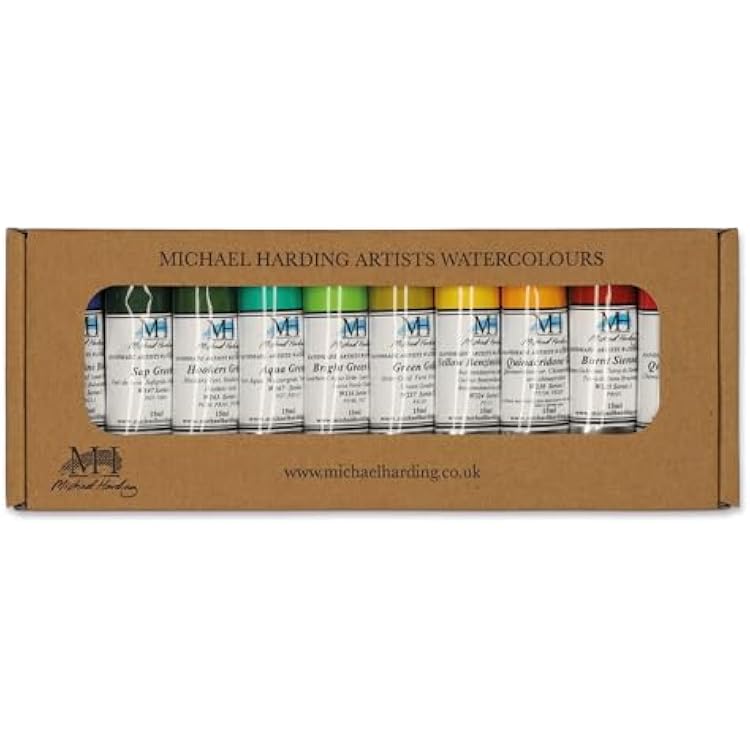 Michael Harding Watercolor Sets Botanical Set of 10